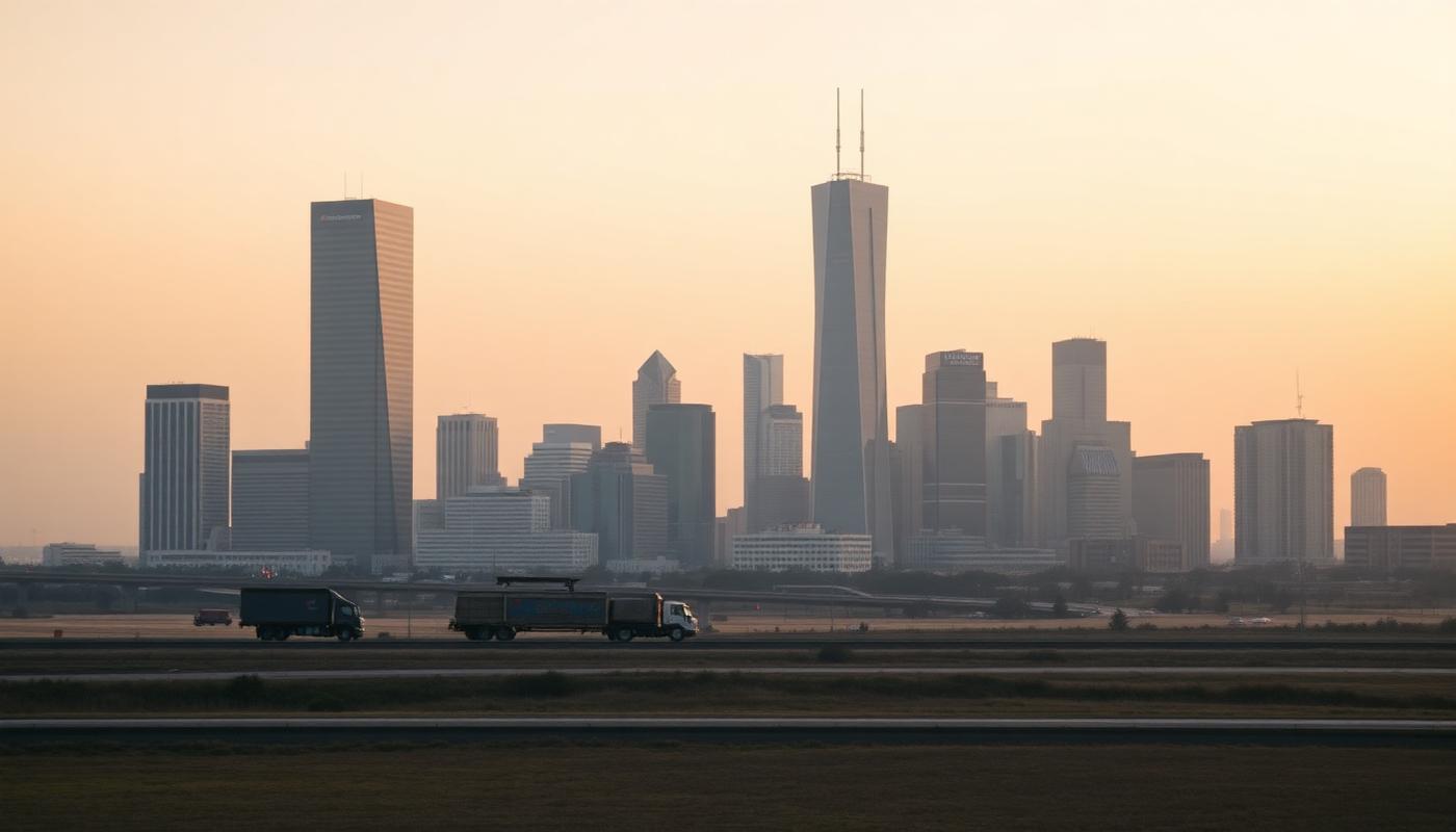 Skyline at dawn